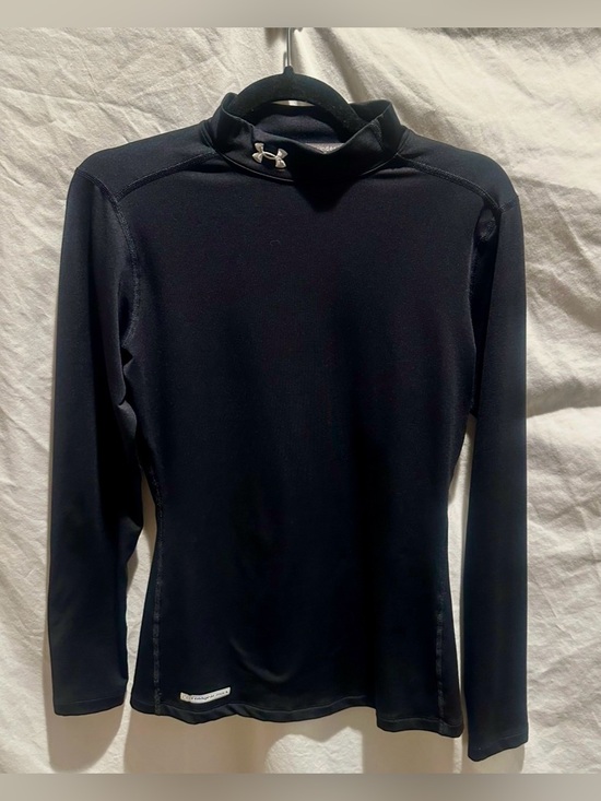 Under Armour Tops - Women’s Under Armour Black ColdGear Compression Mock-Neck Top